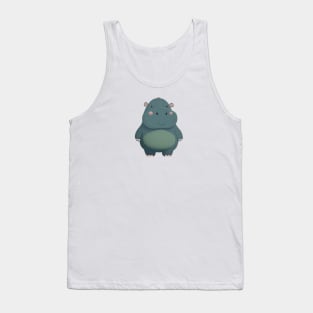 Cute Baby Hippo Tank Top